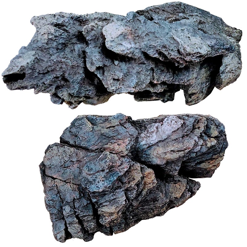Current USA Seiryu Stone Collection 7 Piece Set | Molded Aquarium Decor Rock Artificial Resin Fish Tank Decoration up to 36" Long Aquariums 8816 - Image 5
